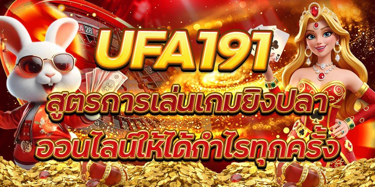UFA191 สูตรการเล่นเกมยิงปลาออนไลน์ให้ได้กำไรทุกครั้ง