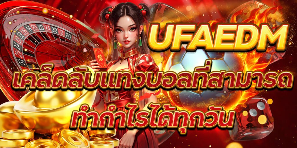 UFAEDM เคล็ดลับแทงบอลที่สามารถทำกำไรได้ทุกวัน